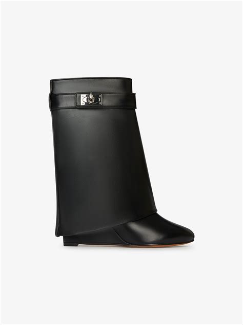 givenchy short shark lock boots